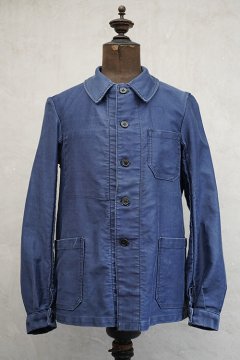 1930's blue moleskin work jacket