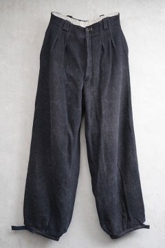 1930's-1940's navy wool trousers
