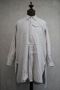cir.1930's striped cotton shirt small pocket