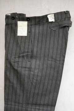 1930's-1940's gray striped trousers dead stock