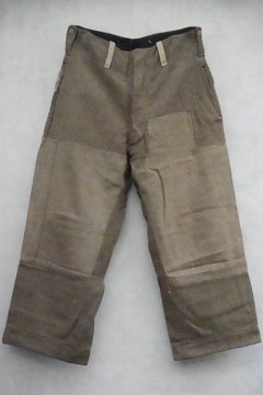 cir.1940's olive wool work trousers 
