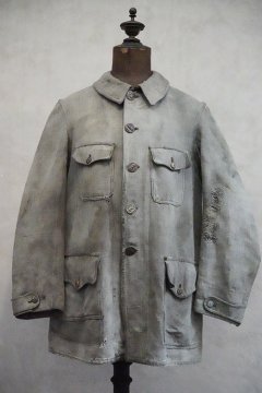 ~1930's gray cotton hunting jacket