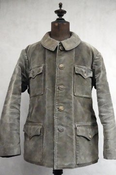 1930-1940's brown cord hunting jacket 