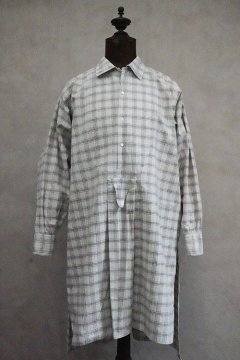 early 20th c. checked shirt