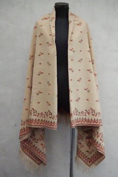 19th c. printed shawl 