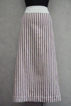 19th c. striped long skirt 