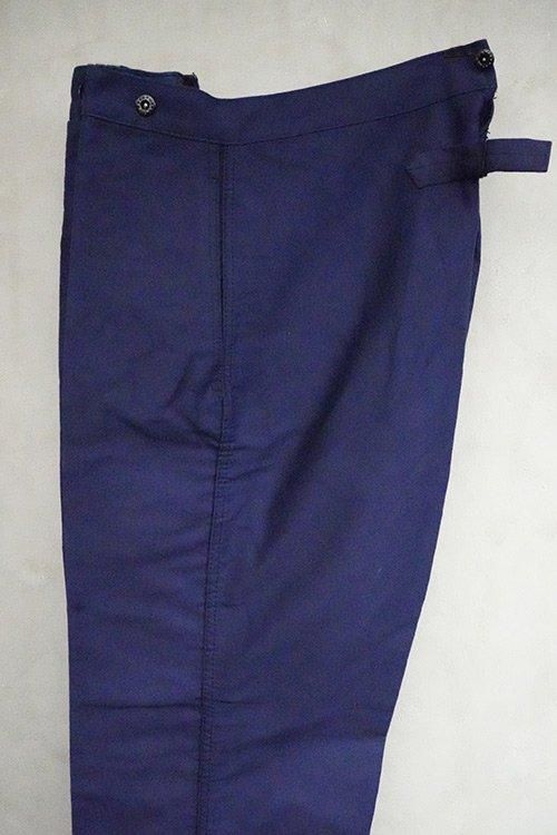 mid 20th c. blue moleskin work trousers 