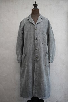 1940's salt&pepper cotton atelier coat