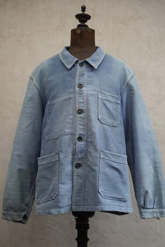 1940's blue moleskin work jacket 