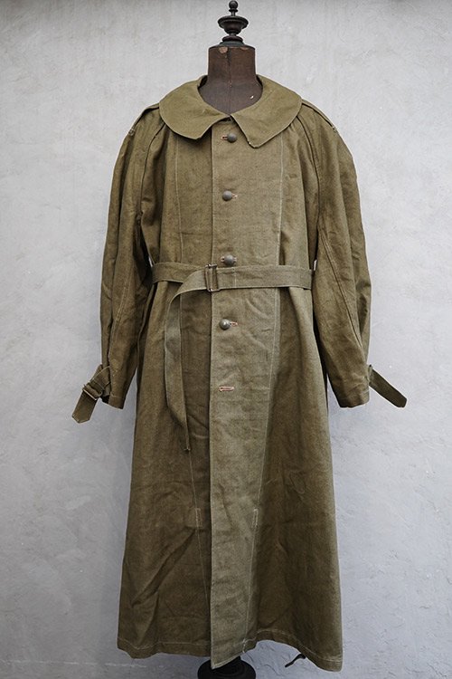 1940's M35 linen motorcycle coat size2 dead stock - フレンチ・ヴィンテージ  アンティーク古着「Mindbenders and Classics」