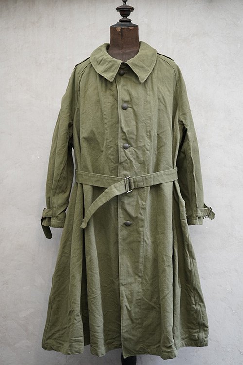 1950's M35 linen cotton motorcycle coat size 6 dead stock