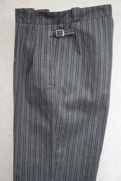 1930's-1940's striped cotton work trousers dead stock