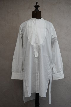 ~1930's white cotton dress shirt dead stock