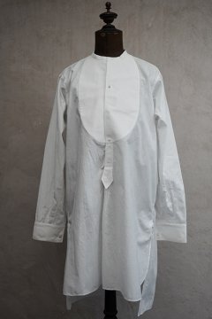 ~1930's white cotton dress shirt dead stock