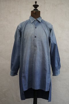 1940's blue cotton work shirt