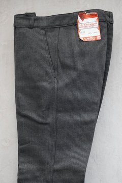 mid 20th c. gray pique work trousers 
