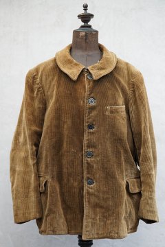 cir.1930's brown corduroy work jacket