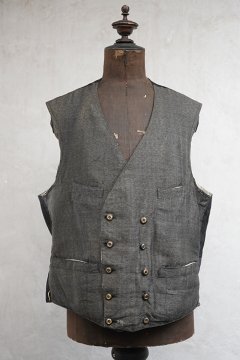 ~1930's double-breasted gilet ”stripe
