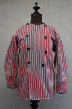 ~mid 20th c. Dutch red striped cotton jacket