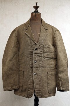 1940's-1950's brown pique work jacket dead stock