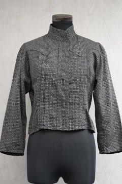 1910's-1930's printed blouse