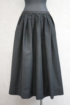 cir.1930's black moleskin skirt