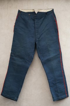 early 20thc. indigo firefighter trousers