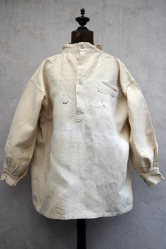 ~1940's French military pullover linen top