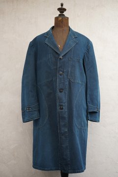 cir.1940's indigo maquignon work coat