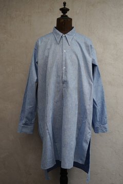 1930's light indigo cotton shirt dead stock