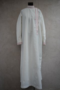 early 20th c. white cotton long dress 