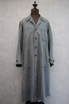 cir.1940's-1950's salt&pepper cotton atelier coat