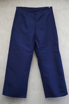 cir.1940's linen cotton work trousers dead stock