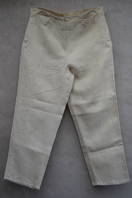 1930's marine nationale linen sailor pants - フレンチ