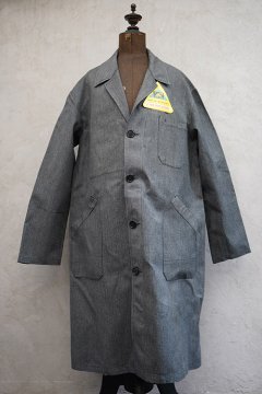 1940's-1950's salt&pepper cotton atelier coat 