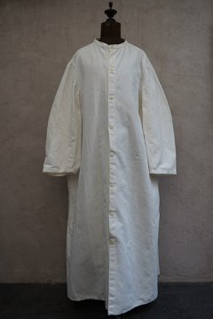cir. mid 20th c. linen long coat / gown