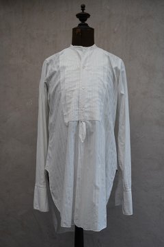 1930's-1940's striped white cotton dress shirt 