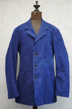 mid 20th c. blue cotton work jacket 