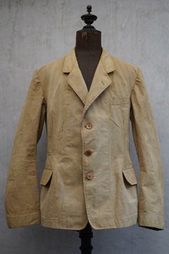 cir.1930's linen cotton 3 button jacket