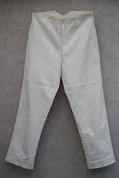 ~early 20th c. white cotton trousers