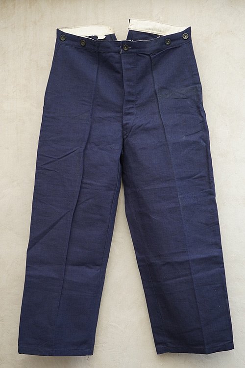 cir.1940's metis work trousers dead stock - フレンチ