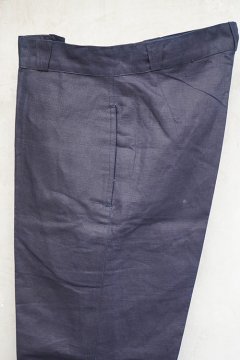 ~1940's linen work trousers dead stock