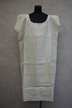early 20th c. linen S/SL dress 