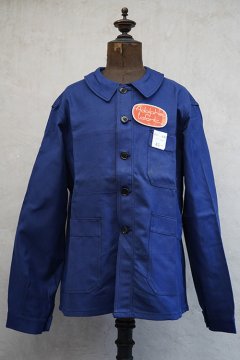 1960's~ blue cotton twill work jacket 
