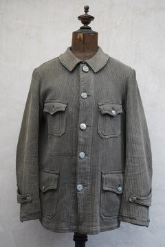 cir.1940's gray pique hunting jacket