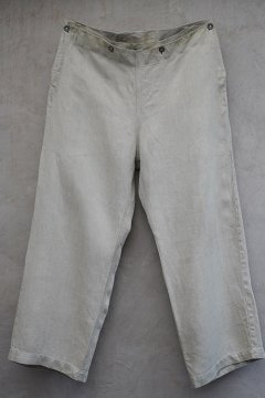 1930's-1940's German HBT linen sailor pants