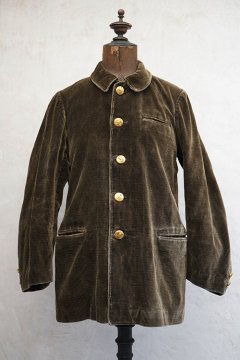 ~1930's brown corduroy work jacket