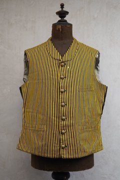 early 20th c. striped servant gilet 