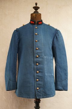 early 20th c. indigo firefighter jacket