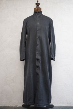 cir. early 20th c. black long church robe 